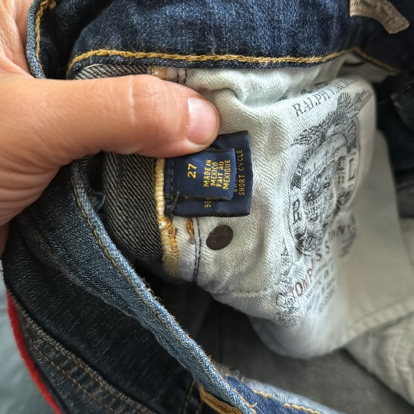 Ralph Lauren Distressed Boho Jeans - Picture 7 of 8